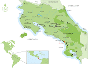 Costa Rica Zip Line Tours Costa Rica Mangrove Kayak Tours Costa Rica . (costaricamap large)