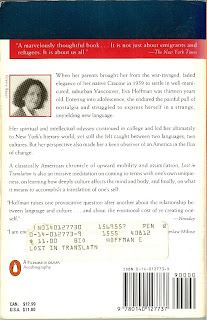 Lost in Translation - Back Cover