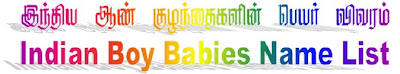 Alphabetic Indian boy babies names with meanings