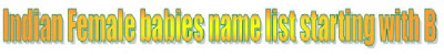 South Indian girl babies name list, Tamil girls babies name list