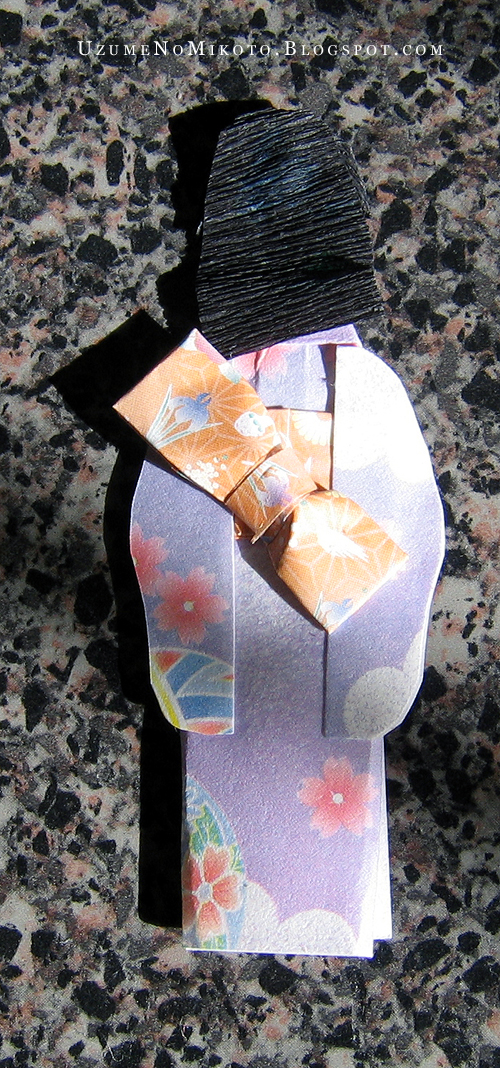 Uzume's Crafty Goodness How to Make a Japanese Paper Doll