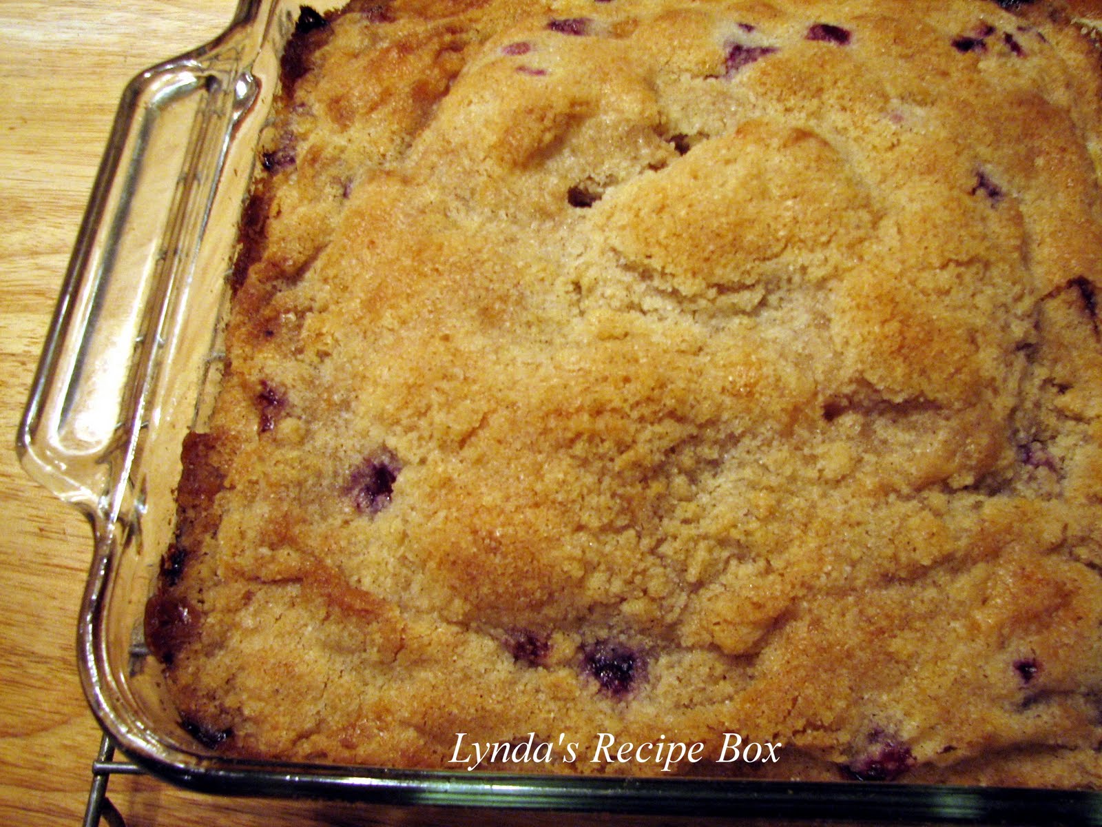 Lynda's Recipe Box Blueberry Buckle