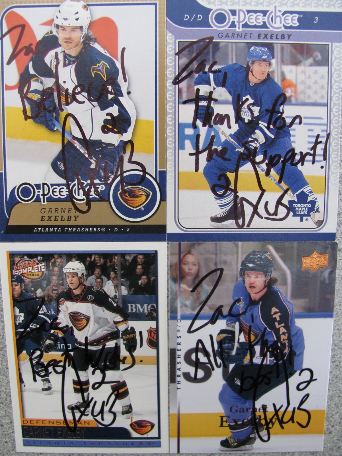 Sports Autographs TTM January 2011