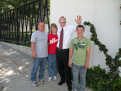 Family w/Tavin at Provo Temple( Tad taking picture)