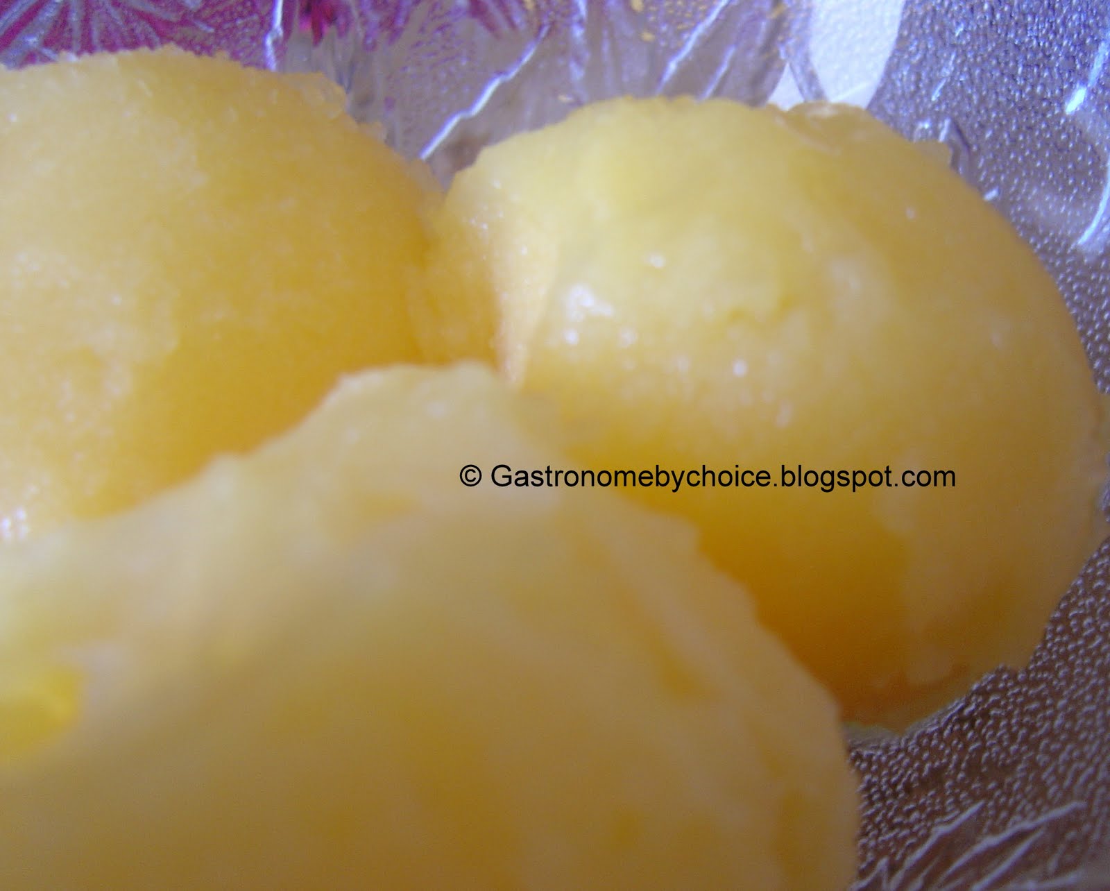 Sorbets Gastronome By Choice