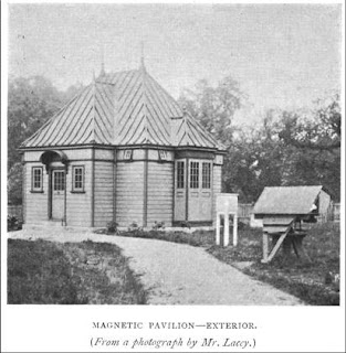 Magnetic Pavilion in the Christie Enclosure from E. Walter Maunder, 'The Royal Observatory, Greenwich: a Glance at its History and Work' (1900).