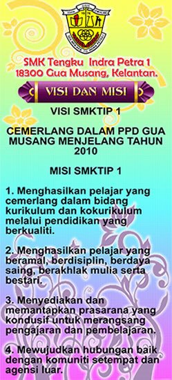 VISI DAN MISI SMKTIP 1