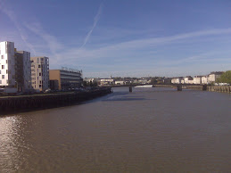 La loire depuis la passerelle Victor Schoelcher