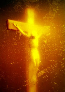 Jesus Christ picture with reddish yellow particles graphic image free religious pictures and Christian photos download for free