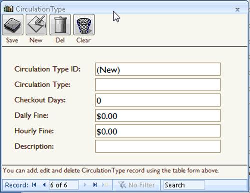 example of library system using visual basic