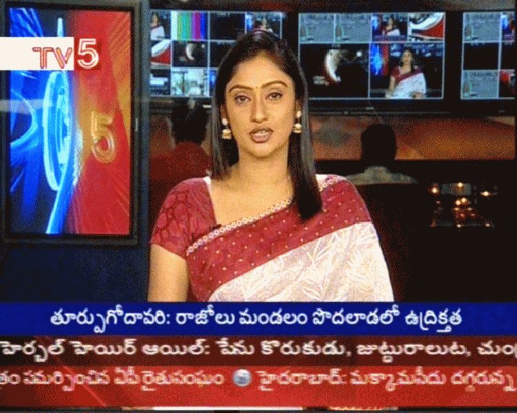 TV5 news reader Kalyani random