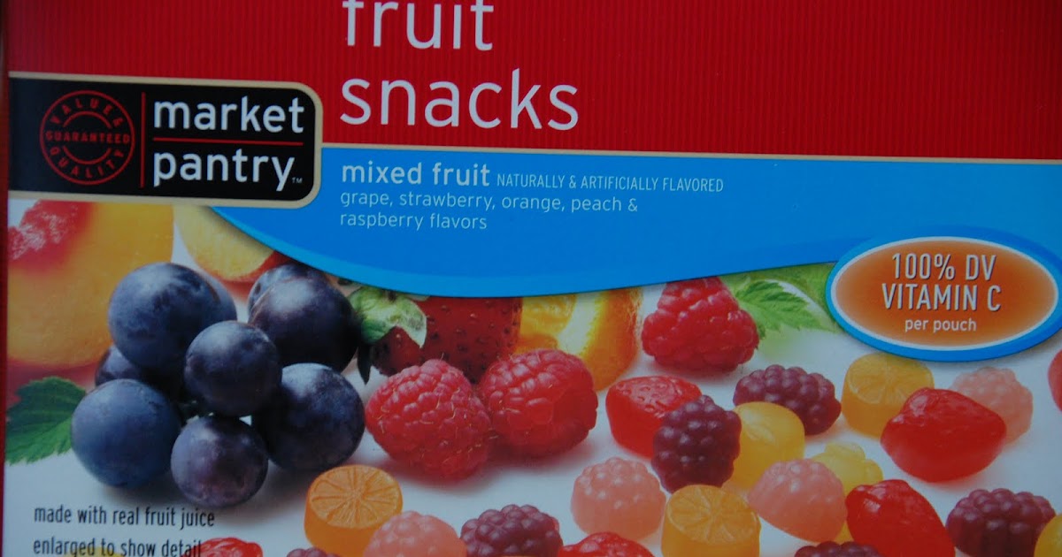 What My Kids Are Eating Fruit Snacks From Market Pantry