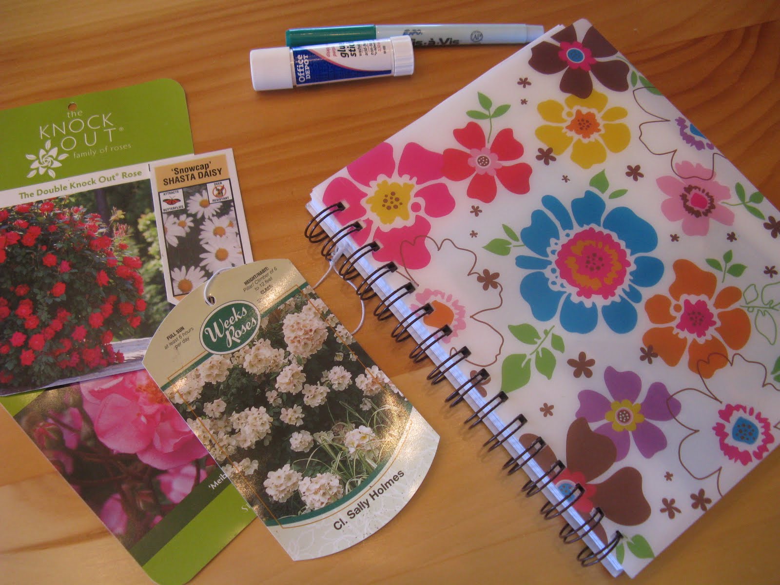Flower garden journal