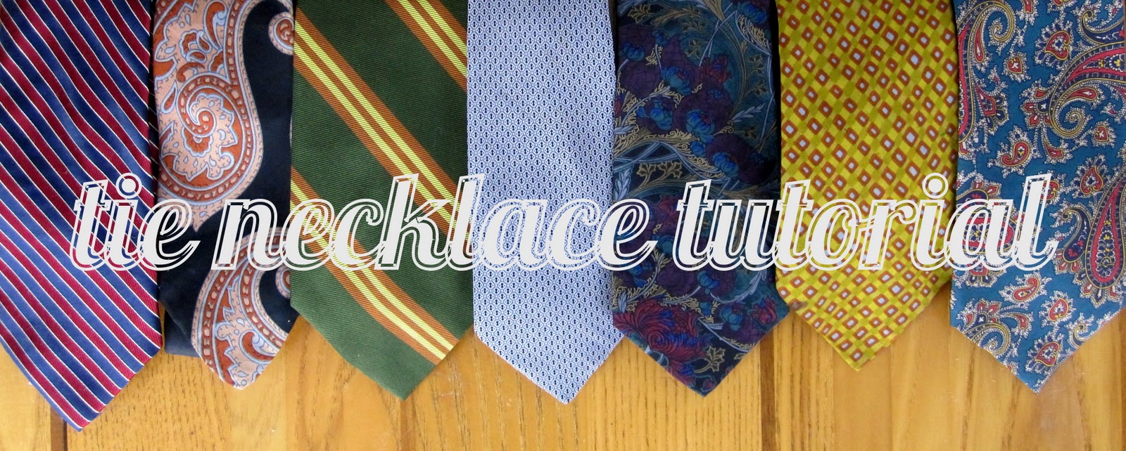 artstar by aletha Upcycled Tie Necklace Tutorial