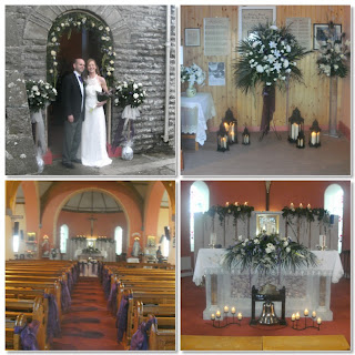 wedding at the star of the sea church quilty, county clare