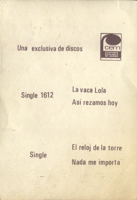Reverso Tarjeta 1968