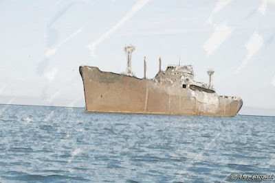 evangelia shipwreck Watercolors Shipwreck