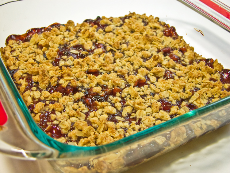 Cooking Weekends Jam Squares