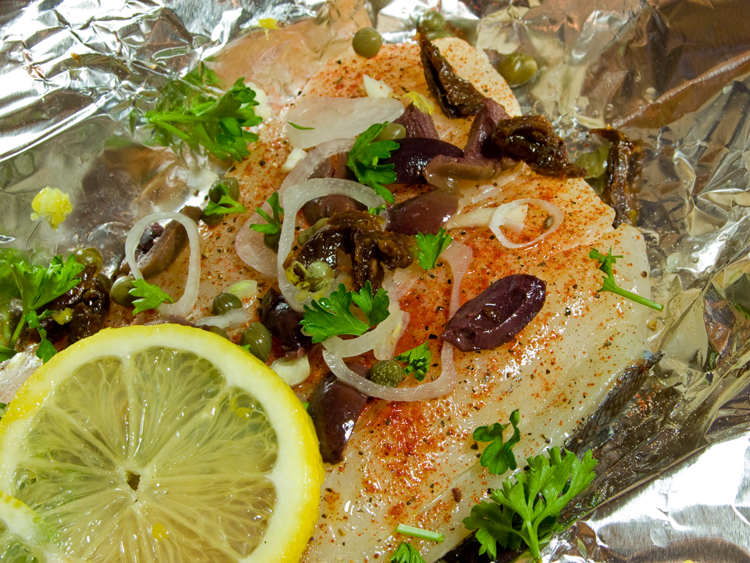 Cooking Weekends Greek Style Baked Haddock