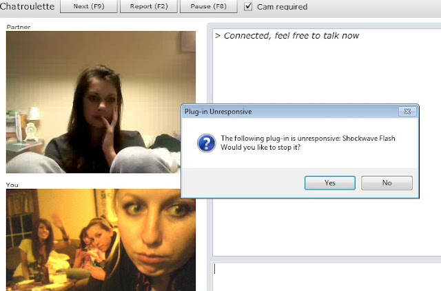 College girl flash part chatroulette