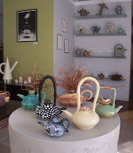 Six Miniature Teapots, by Yvon Dockter, 2009