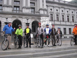 Bikes on the Capitol Steps