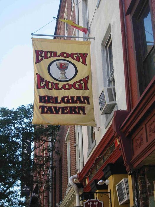 Eulogy Belgian Tavern 136 Chestnut Street Philadelphia, PA 19106 Eulogy Belgian Tavern 136 Chestnut Street Philadelphia, PA 19106