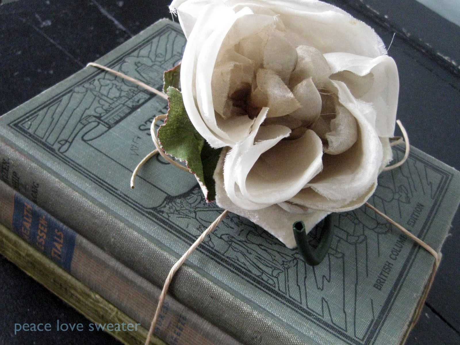 Books Flowers