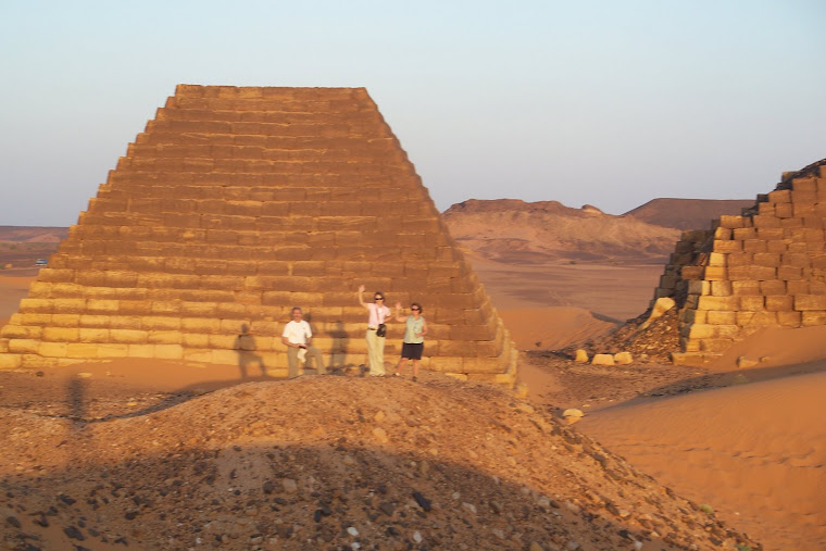Sunset at the Pyramids