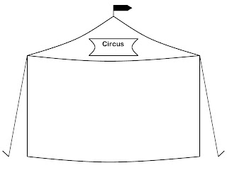 Circus Tent Template & 2 X 3½ Business Card - Circus Tent Sc 1 St Avery