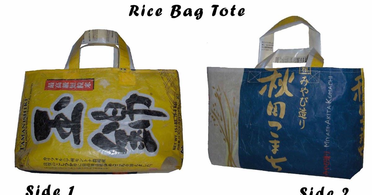 zakka life Crafts From The Past Rice Bag Tote