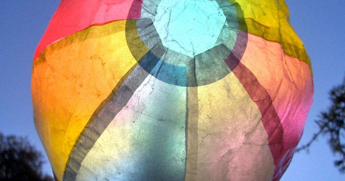 zakka life How to Make a Beach Ball Lantern