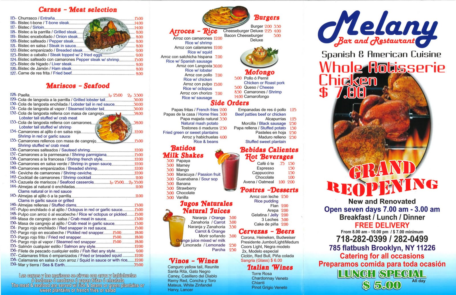 the Q at Parkside Melany Dominican Food Made w/afición