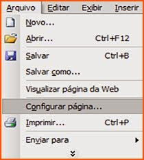 Entre nos menus citados