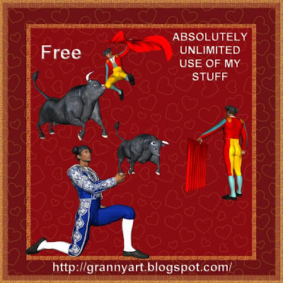 http://grannyart.blogspot.com/2009/05/bullfighterin-pnng-free.html