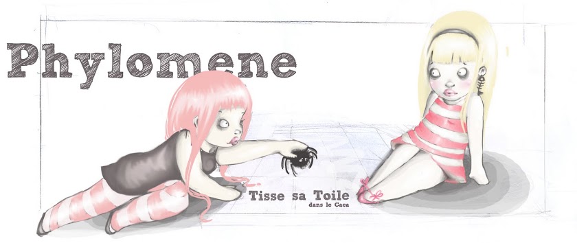 + PHILOMÈNE TISSE SA TOILE +
