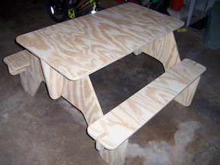 Kendalls Woodworking: Plywood picnic