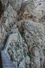 Hundreds of Stairs Descending into Neptune's Grotto