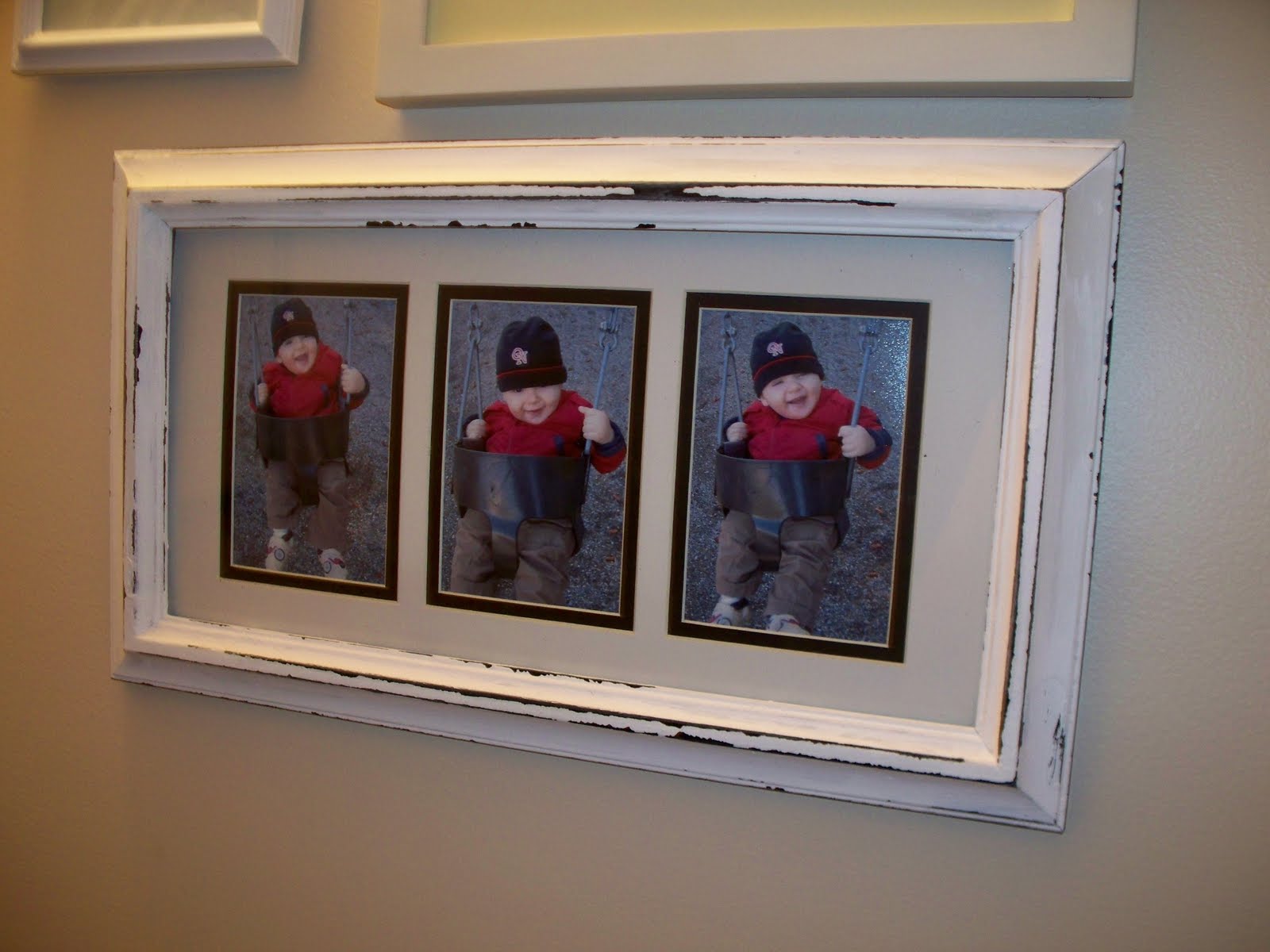 Crafting and Creativity distressed collage frame