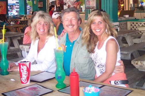 My sister, a friend, and me