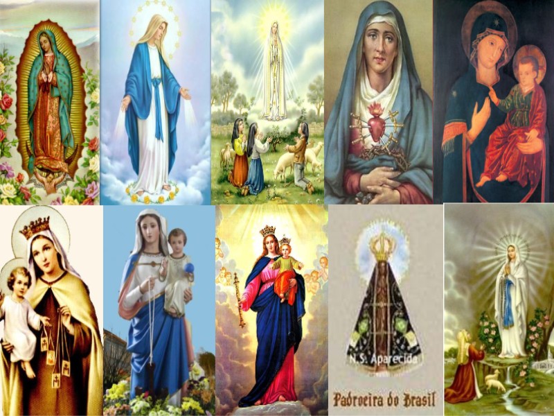 Titulos De Nossa Senhora Canção Nova Paroquia Sao Francisco De Paula Catequese As Nossas Senhoras Sao A Mesma Virgem Maria