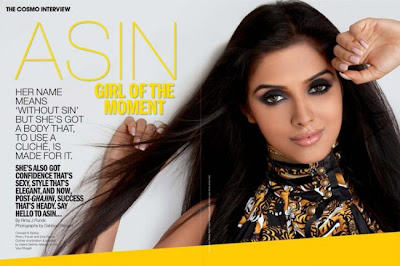 Asin on the Cover of Cosmopolitan Magazine