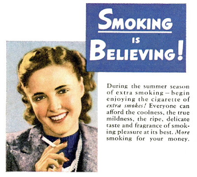 smoking ads for kids. these vintage smoking ads.