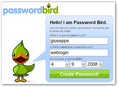 Password Bird