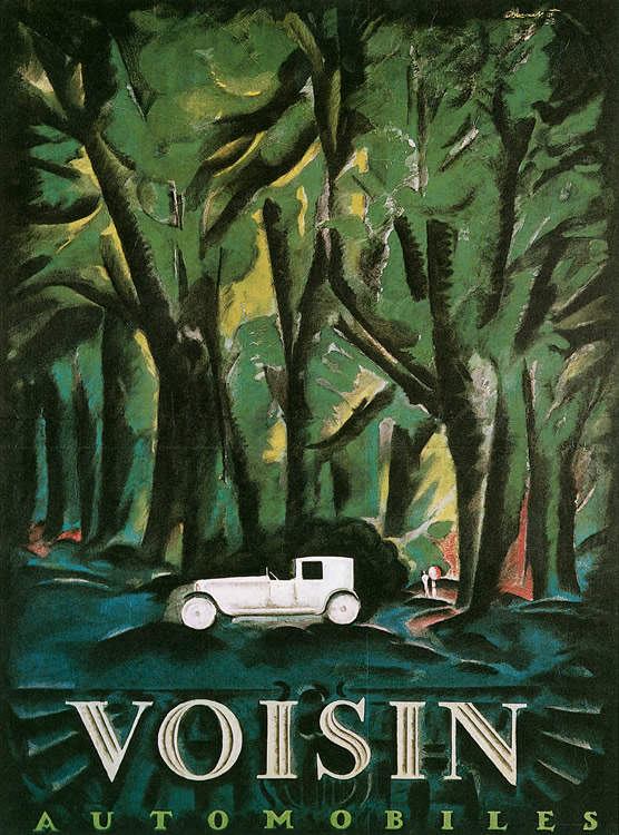 I love this poster for Voisin Automobiles Click on image to download