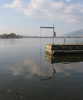 measuring instrument and its reflection on water