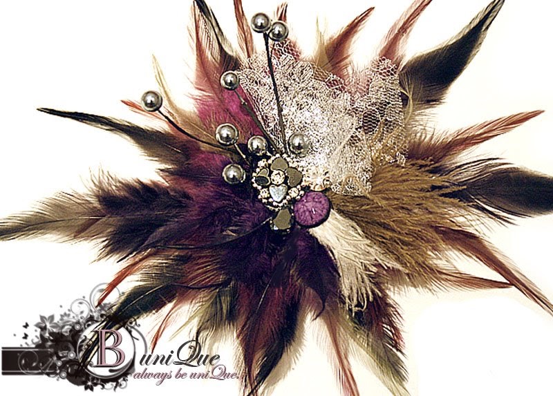 B uNiQue Jewellery Hair brooch