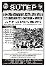 AFICHE DEL CONGRESO DEL SUTEP