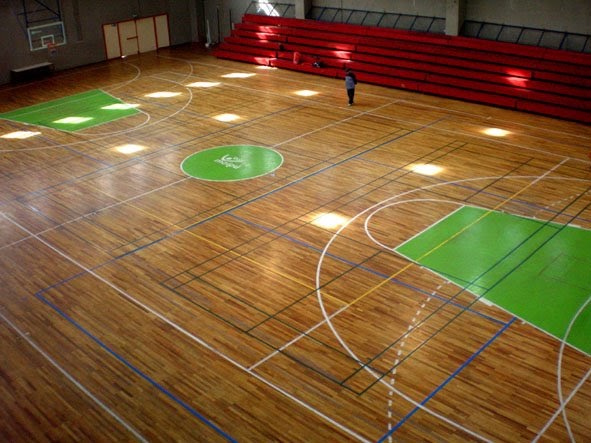 Badminton Maipú: Trazado de Canchas