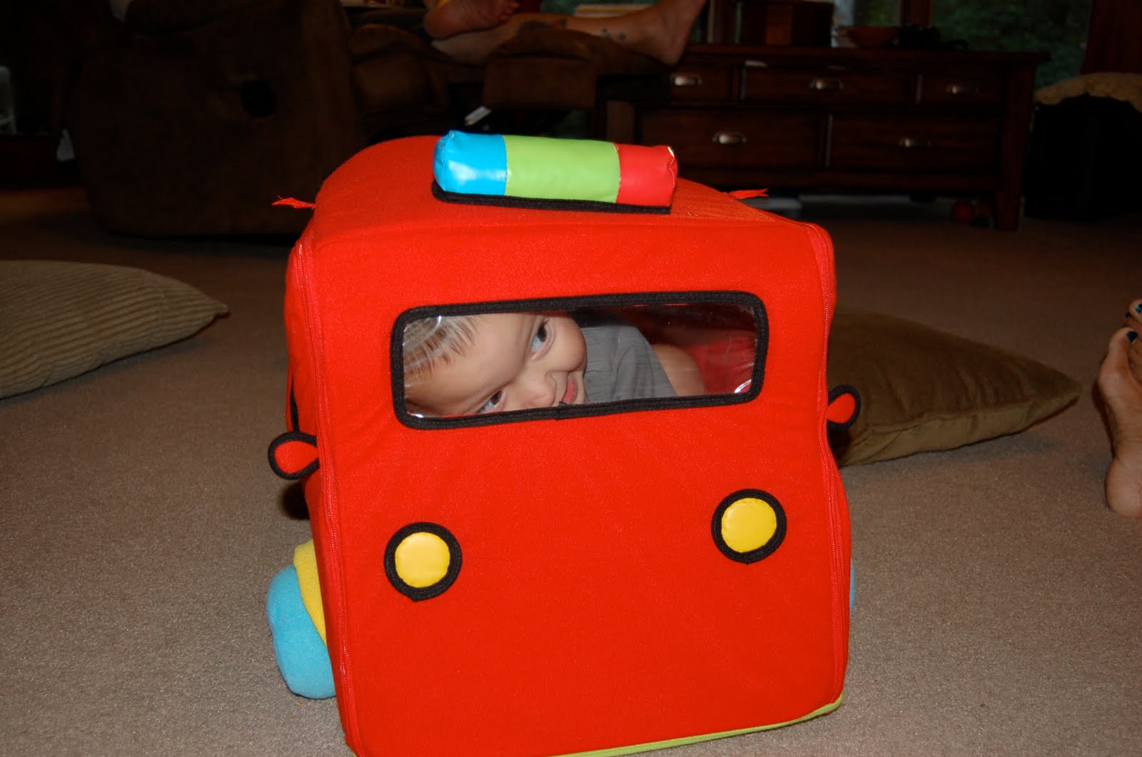 Fire Truck Toy Box